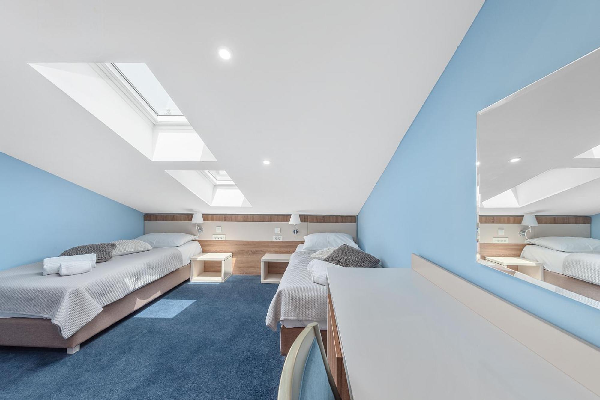 Suite met 2 Slaapkamers - Zolder